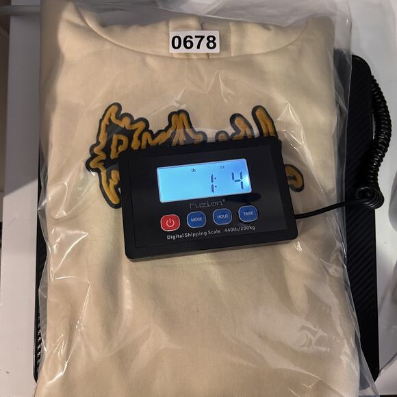 Rebel Vengeance Hoodie Mens‎ Large Beige Graphic Skull Punk Streetwear Pullover - Picture 11 of 11